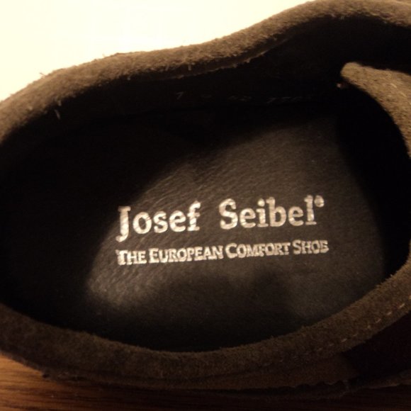 Josef Seibel Women's Size 42 (US 11) Shoes Loafers Suede Taupe Lace Up - Picture 12 of 12